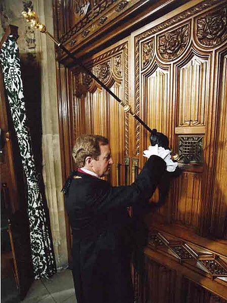 File:Black Rod knocking.jpg